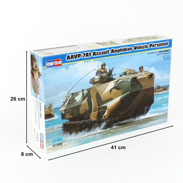 HobbyBoss 82410 1/35 Ölçek, AAVP-7A1 Amfibi Hücum Aracı Maketi