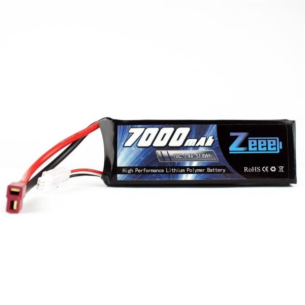 Zeee Power 2S, 7.4 Volt, 7000 mAh, 70C, T-Deans Fişli, Li-Po Pil Grubu