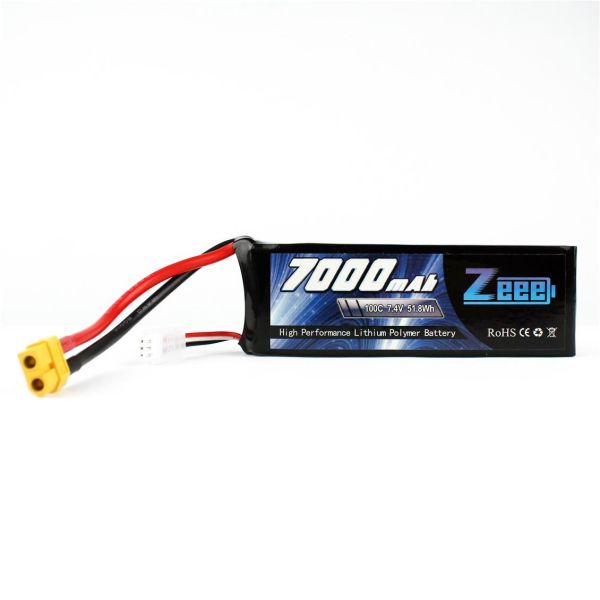 Zeee Power 2S, 7.4 Volt, 7000 mAh, 100C, XT60 Fişli, Li-Po Pil Grubu