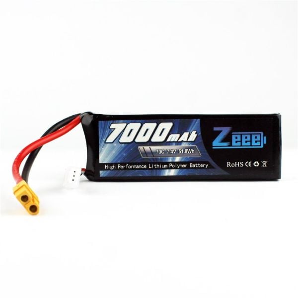 Zeee Power 2S, 7.4 Volt, 7000 mAh, 70C, XT60 Fişli, Li-Po Pil Grubu