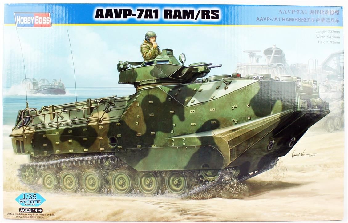 HobbyBoss 82415 1/35 Ölçek, AAVP-7A1 Amfibi Hücum Aracı Maketi