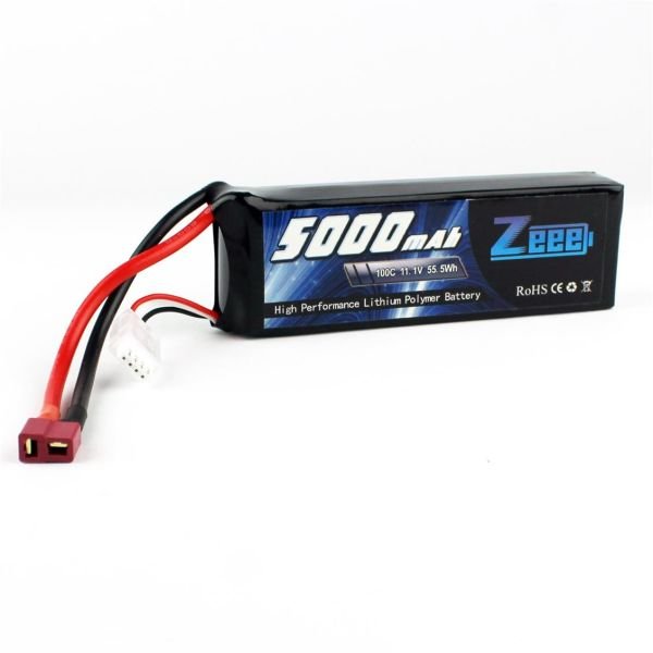 Zeee Power 3S, 11.1 Volt, 5000 mAh, 100C, T-Deans Fişli, Li-Po Pil Grubu