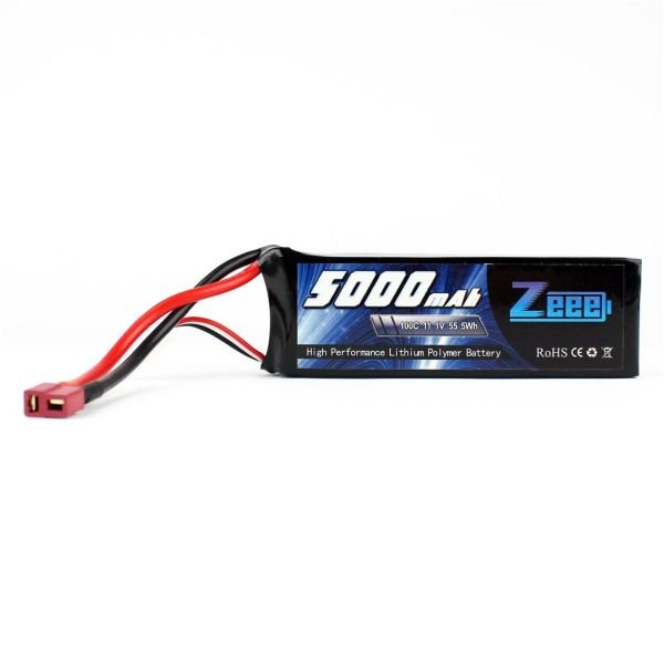 Zeee Power 3S, 11.1 Volt, 5000 mAh, 100C, T-Deans Fişli, Li-Po Pil Grubu