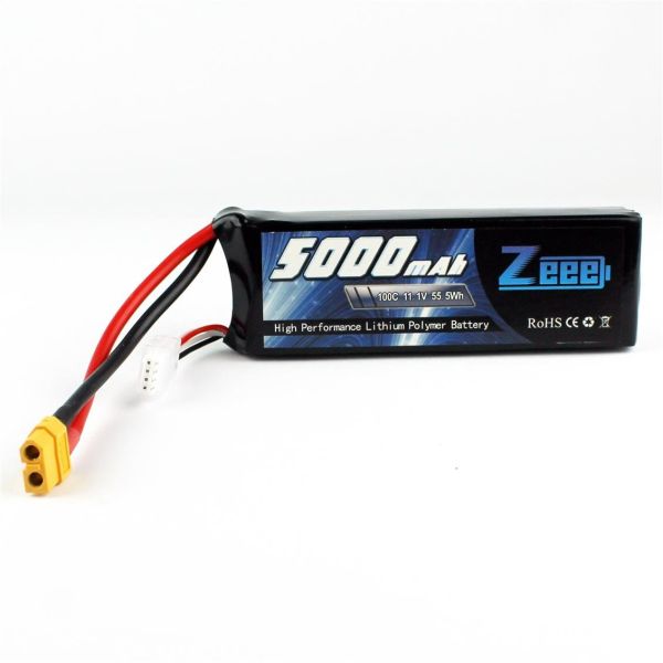 Zeee Power 3S, 11.1 Volt, 5000 mAh, 100C, XT60 Fişli, Li-Po Pil Grubu