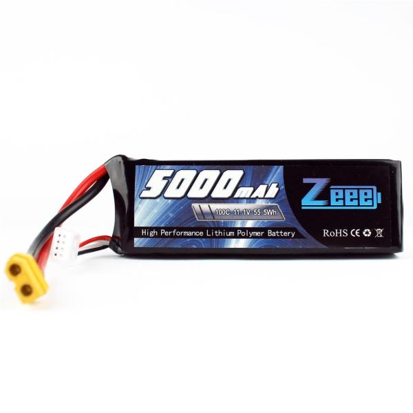 Zeee Power 3S, 11.1 Volt, 5000 mAh, 100C, XT60 Fişli, Li-Po Pil Grubu