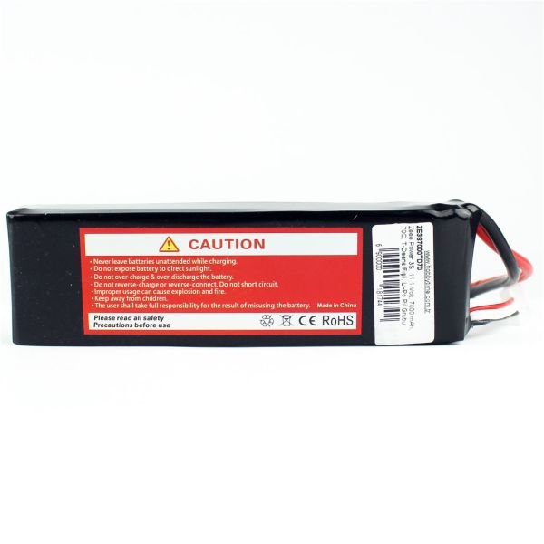 Zeee Power 3S, 11.1 Volt, 7000 mAh, 70C, T-Deans Fişli, Li-Po Pil Grubu