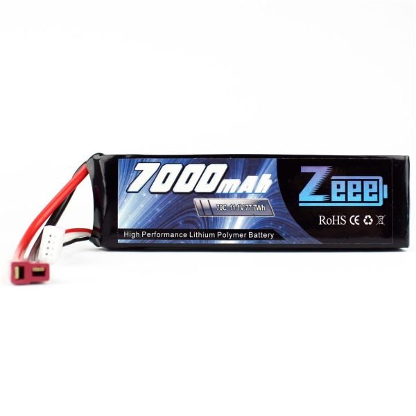 Zeee Power 3S, 11.1 Volt, 7000 mAh, 70C, T-Deans Fişli, Li-Po Pil Grubu