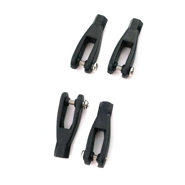 Plastik Clevis HD L24mm İç:2mm (4 Adet) Siyah