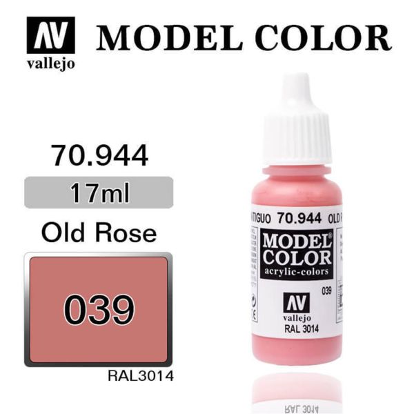 Vallejo 70944 17 ml. (39) Old Rose -Matt, Model Color Serisi Model Boyası