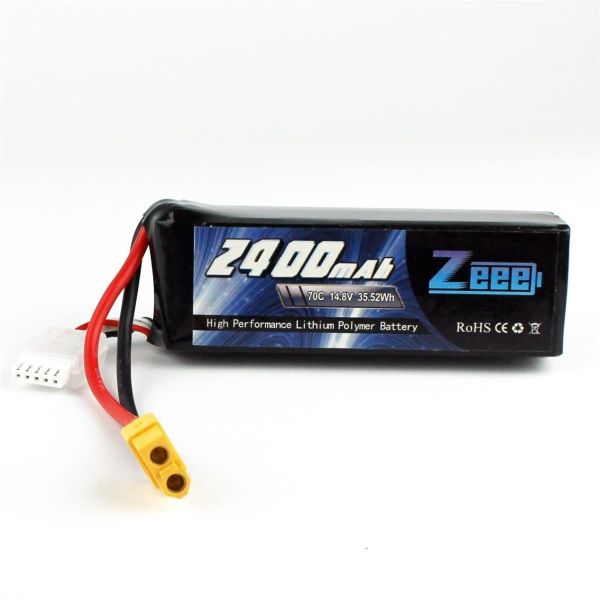 Zeee Power 4S, 14.8 Volt, 2400 mAh, 70C, XT60 Fişli, Li-Po Pil Grubu