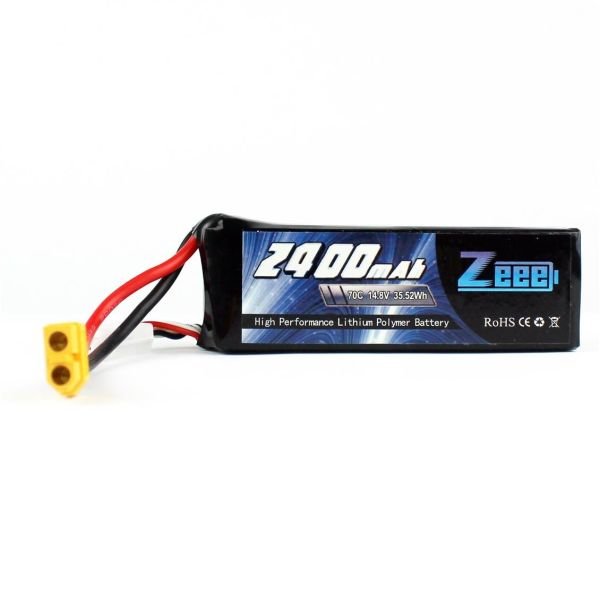 Zeee Power 4S, 14.8 Volt, 2400 mAh, 70C, XT60 Fişli, Li-Po Pil Grubu