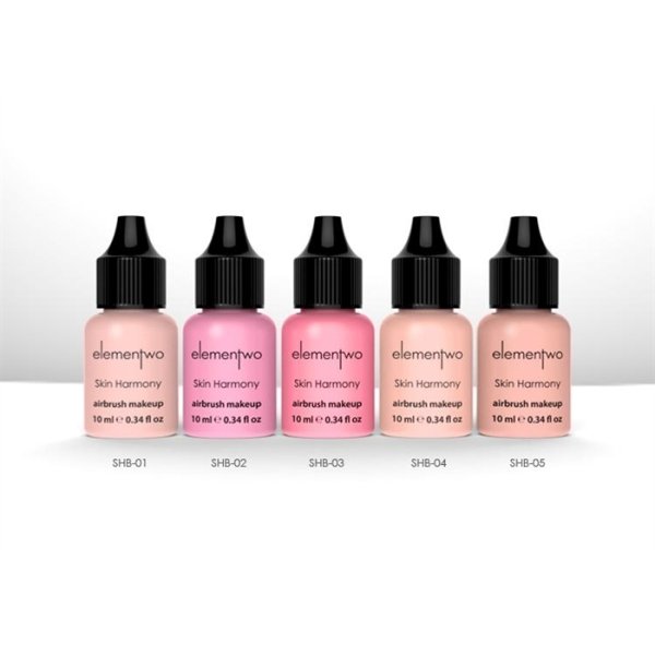 Elementwo Skin Harmony Airbrush Makeup Soft Allık Kiti 5x10ml.