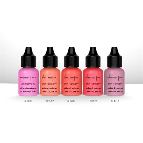 Elementwo Skin Harmony Blend Airbrush Makeup Bold Allık Kiti 5x10ml.