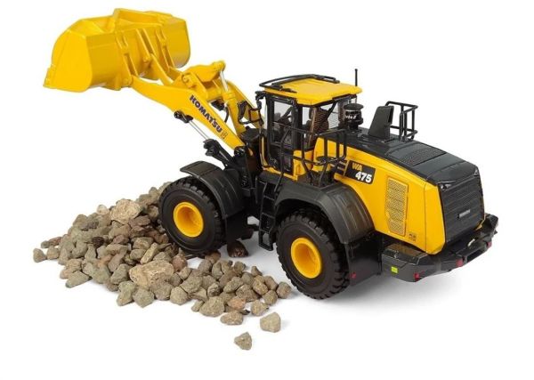 Universal Hobbies UH8146 1/50 Ölçek, Komatsu WA475-10 Tekerlekli Loder, Sergilemeye Hazır Metal İş Makinası Modeli