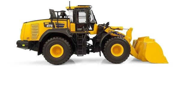 Universal Hobbies UH8146 1/50 Ölçek, Komatsu WA475-10 Tekerlekli Loder, Sergilemeye Hazır Metal İş Makinası Modeli