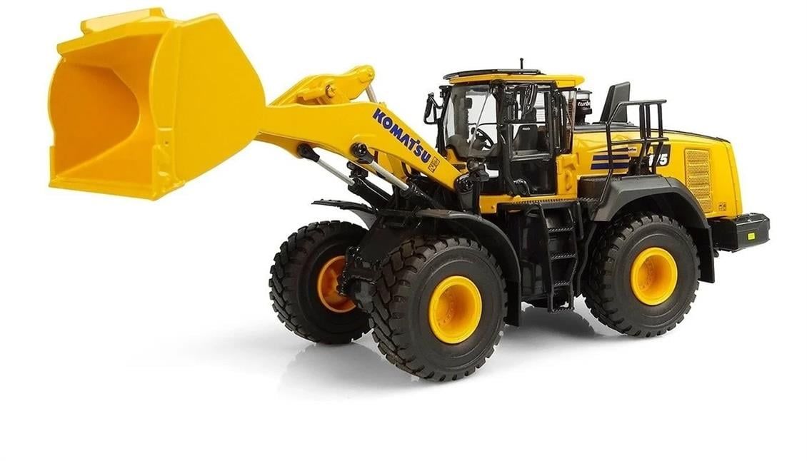 Universal Hobbies UH8146 1/50 Ölçek, Komatsu WA475-10 Tekerlekli Loder, Sergilemeye Hazır Metal İş Makinası Modeli