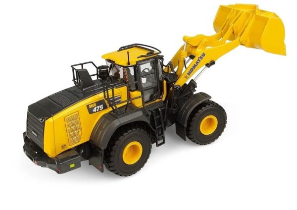 Universal Hobbies UH8146 1/50 Ölçek, Komatsu WA475-10 Tekerlekli Loder, Sergilemeye Hazır Metal İş Makinası Modeli