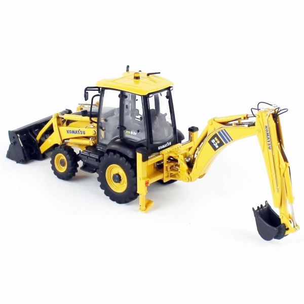 Universal Hobbies UH8142 1/50 Ölçek, Komatsu WB93-R 2WD Backhoe Loder, Sergilemeye Hazır Metal İş Makinası Modeli