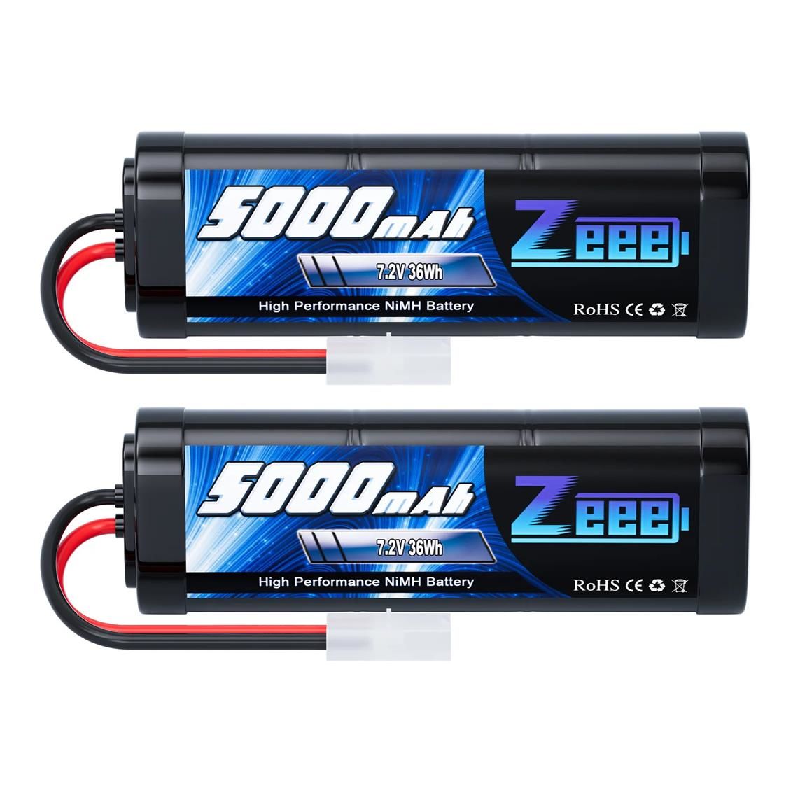 Zeee Power 7.2 Volt, 5000 mAh, SC, Tamiya Fişli, Ni-Mh Pil Grubu