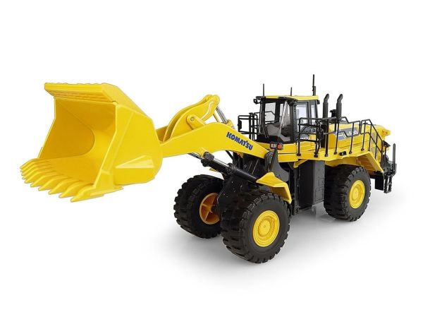 Universal Hobbies UH8127 1/50 Ölçek, Komatsu WA600-8 Tekerlekli Loder, Sergilemeye Hazır Metal İş Makinası Modeli