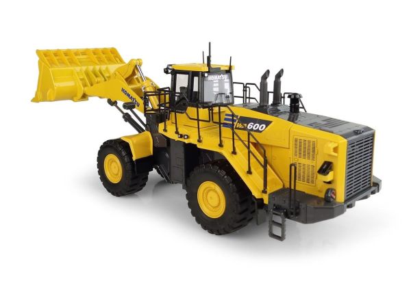 Universal Hobbies UH8127 1/50 Ölçek, Komatsu WA600-8 Tekerlekli Loder, Sergilemeye Hazır Metal İş Makinası Modeli