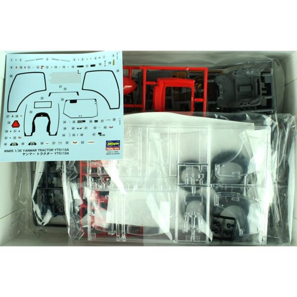 Hasegawa WM05 66005 1/35 Ölçek, Yanmar YT5113A Traktör Plastik Model Kiti