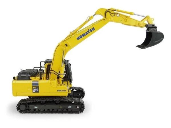 Universal Hobbies UH8122 1/50 Ölçek, Komatsu PC210 LC-11 Ekskavatör, Sergilemeye Hazır Metal İş Makinası Modeli