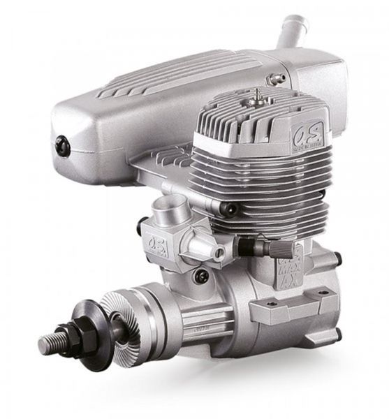 OS Engines 19120 Max-95 AX (61C) ve 4040 Susturuculu, Nitro Yakıtlı Model Uçak Motoru