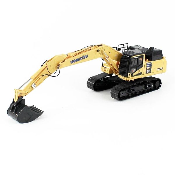 Universal Hobbies UH8120 1/50 Ölçek, Komatsu PC490 LC-11 Ekskavatör, Sergilemeye Hazır Metal İş Makinası Modeli