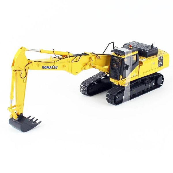 Universal Hobbies UH8004 1/50 Ölçek, Komatsu PC450 Kısa Bomlu Ekskavatör, Sergilemeye Hazır Metal İş Makinası Modeli