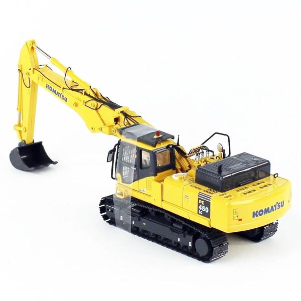 Universal Hobbies UH8004 1/50 Ölçek, Komatsu PC450 Kısa Bomlu Ekskavatör, Sergilemeye Hazır Metal İş Makinası Modeli