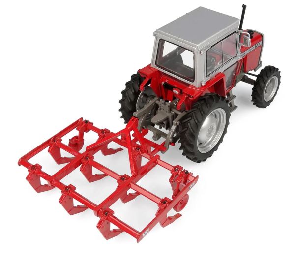 Universal Hobbies UH6452 1/32 Ölçek, Massey Ferguson 24 dişli Pulluk, Sergilemeye Hazır Metal İş Makinası Modeli