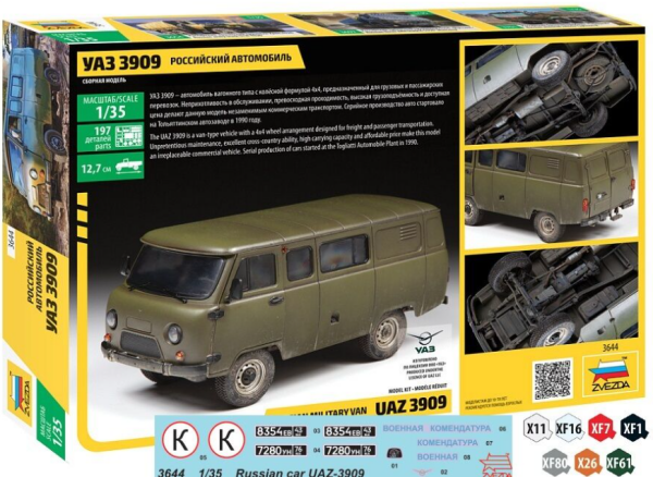 1/35 UAZ 3909 Russ.Mılıtary