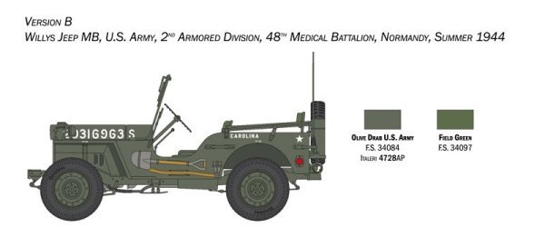 1/24 Willys Jeep MB 80th Anniversary 1941-2021