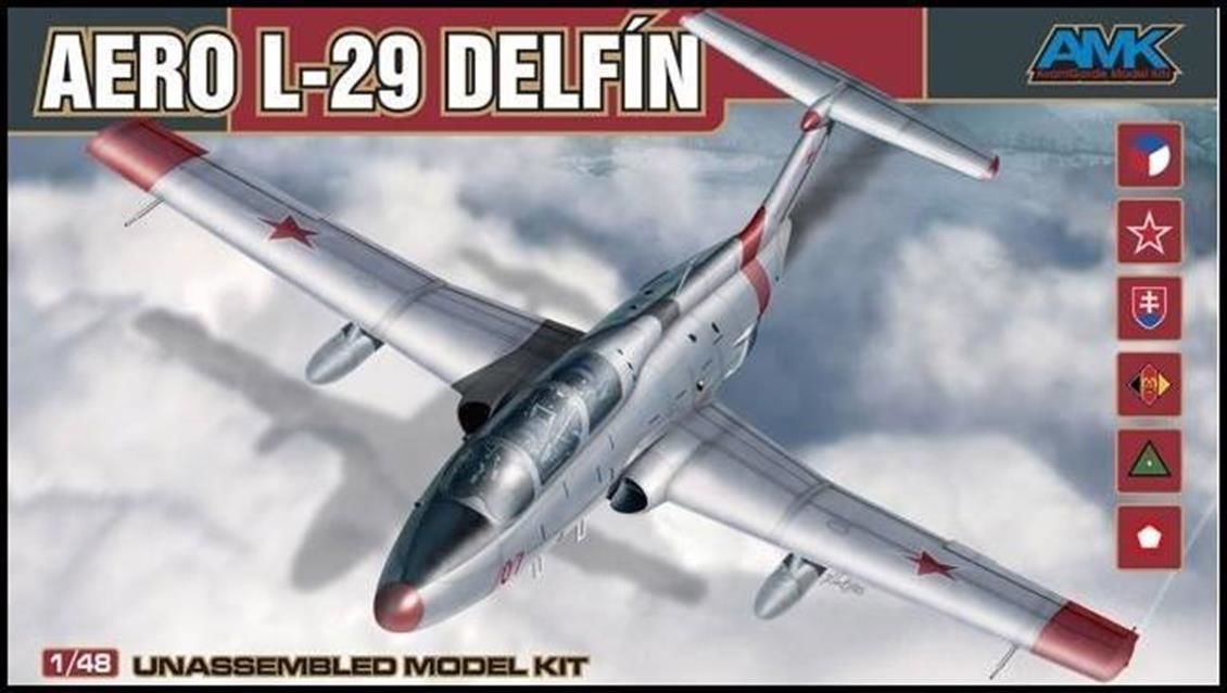 AMK 88002 1/48 Ölçek, Rus L-29 Delfin, Eğitim Uçağı, Plastik Model kiti