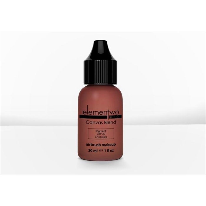 Elementwo Pro Canvas Blend Airbrush Makeup CBP-29 Chocolate Mat Pigment 30ml.