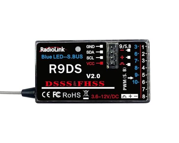 Radiolink R9DS S-Bus & PPM Alıcı (DSSS/FHSS) 10 Kanal Yeni Versiyon