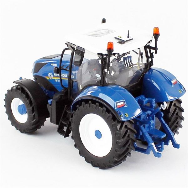 Universal Hobbies UH6234 1/32 Ölçek, New Holland T6.180 Kabinli Traktör, Mavi Versiyon, Sergilemeye Hazır Metal Tarımsal Makina