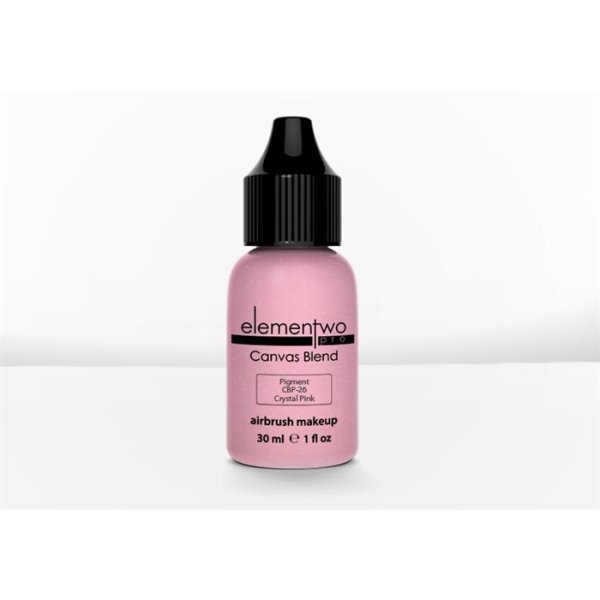 Elementwo Pro Canvas Blend Airbrush Makeup CBP-26 Crystal Pink Parlak Pigment 30ml.