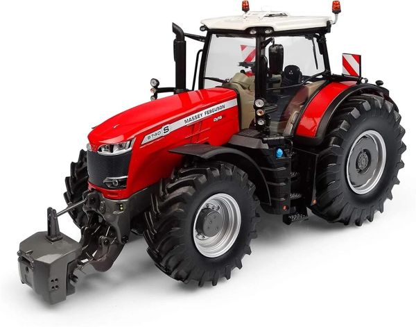 Universal Hobbies UH6216 1/32 Ölçek, Massey Ferguson 8740S 2019 Kabinli Traktör, Sergilemeye Hazır Metal Tarımsal Makina Modeli