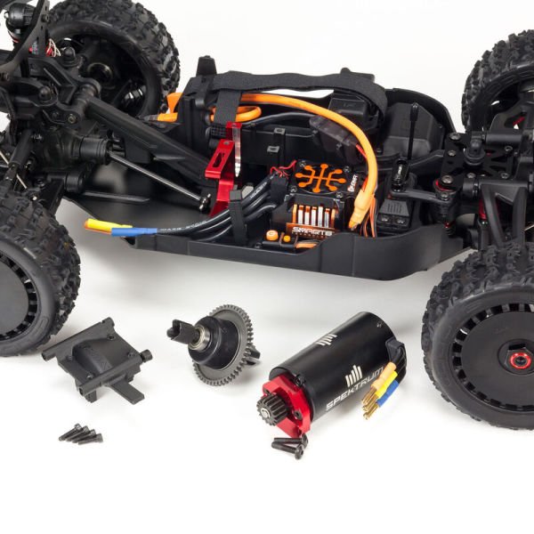 ARRMA 1/8 TYPHON 6S V5 4X4 BLX Buggy with Spektrum Firma RTR