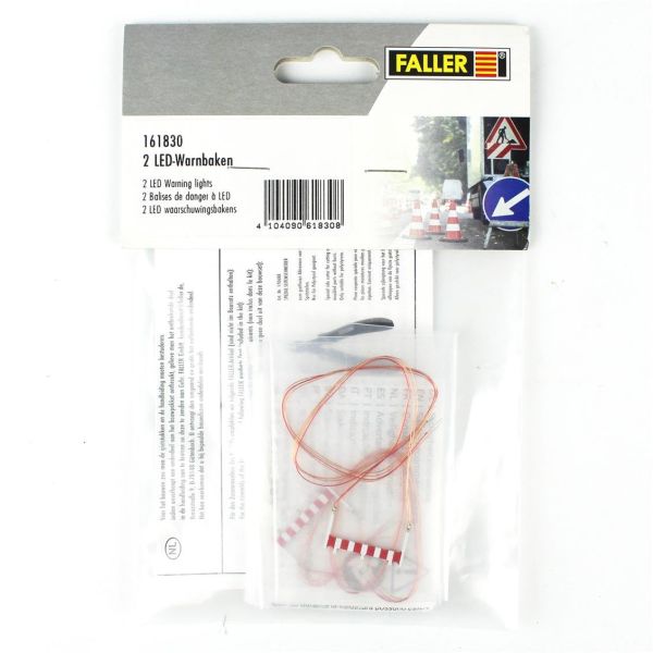 Faller 161830 1/87 Ölçek, Led'li İkaz Lambaları, 2 Set