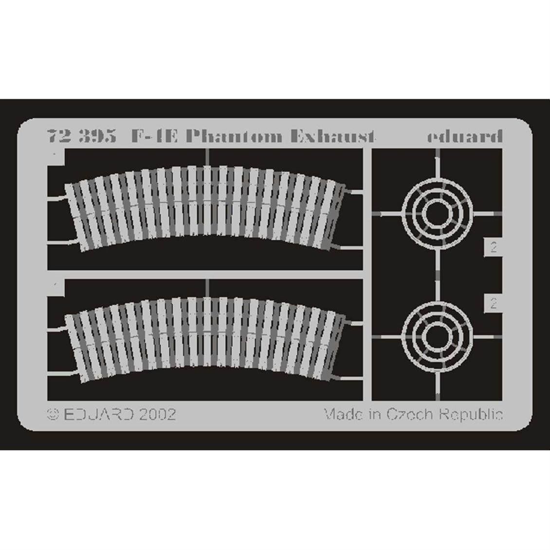 Eduard 72395 1/72 Ölçek, F-4 Exhaust Maket Detay Seti