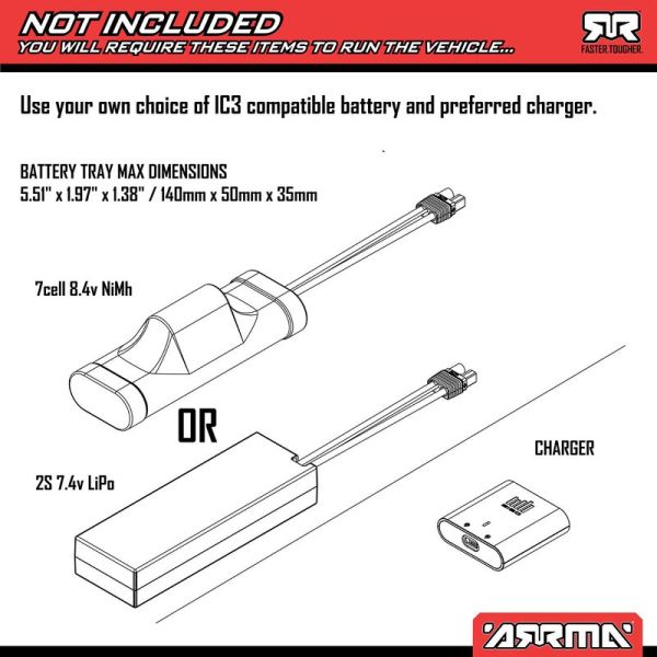 Arrma 1/10 VORTEKS 2WD Brushed RTR