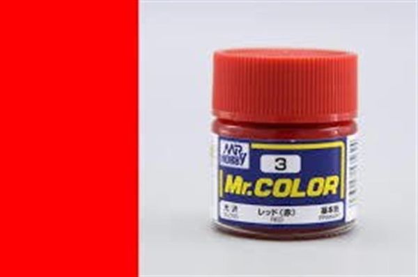 Mr.Hobby C-003 10 ml. Red, Mr.Color Serisi Model Boyası