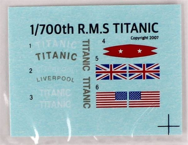 Academy 14214 1/700 Ölçek, R.M.S. Titanik Transatlantik Yolcu Gemisi, Plastik Model kiti