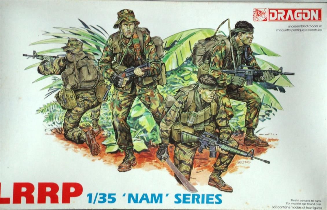 Dragon 3303 1/35 Ölçek, Amerikan Piyade Timi- Vietnam, Plastik Model Kiti