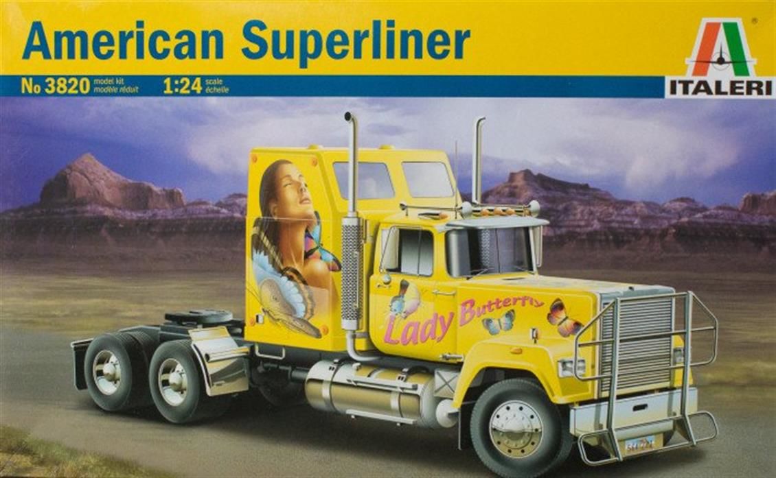 Italeri 3820S 1/24 Ölçek, Amerikan Superliner Çekici, Plastik Model kiti