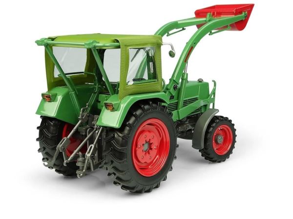 Universal Hobbies UH5310 1/32 Ölçek, Fendt Farmer 5S 4WD, Kabinli ve Önden Kepçeli Traktör, Sergilemeye Hazır Metal Tarımsal Ma