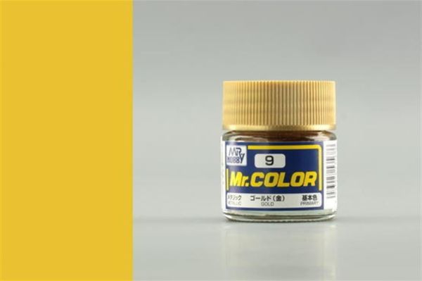 Mr.Hobby C-009 10 ml. Gold, Mr.Color Serisi Model Boyası